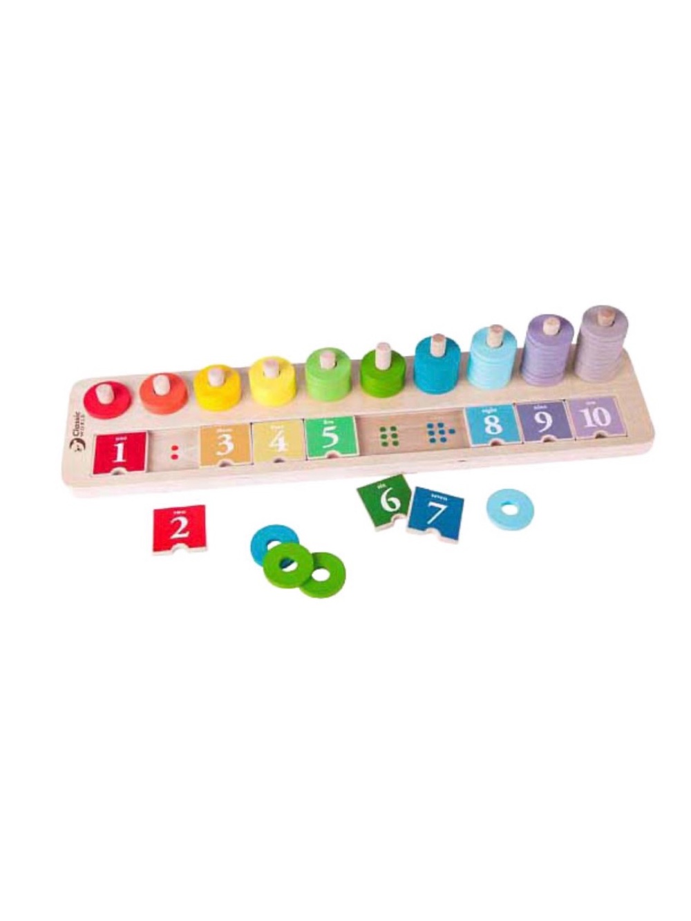 Wooden Counting Stacker Learning Toy